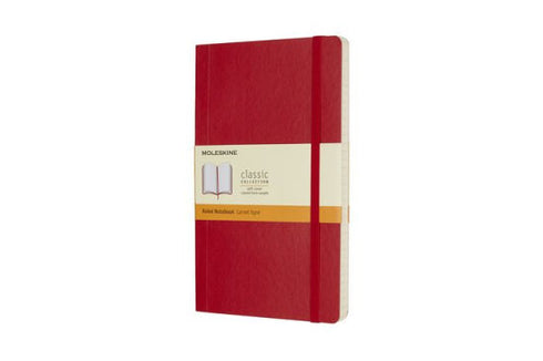 Moleskine Ruled Soft Scarlet